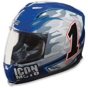  Icon Airframe Team Full Face Helmet Small  Off White 