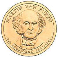 2008 Presidential Martin Van Buren $1 Coin P & D Unc.  