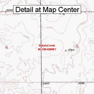  USGS Topographic Quadrangle Map   Dutch Creek, Nebraska 