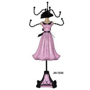  Swissco Llc Mod Girl Jewelry Holder, Pink Skirt, 10 Inch 