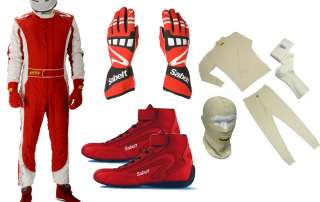 Sabelt nomex Diamond Design Red Top racing package nomex fireproof 
