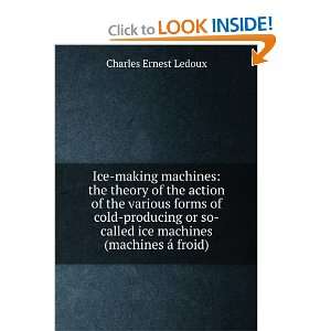   ice machines (machines Ã¡ froid) Charles Ernest Ledoux 