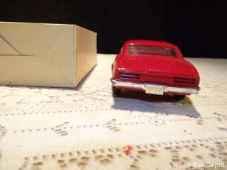 1967 Firebird Coupe Regimental Red PROMO Model Car In Original Box 