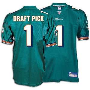  Dolphins Reebok Mens NFL #1 Draft Pick Replica Jersey 