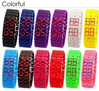 Valentines Gift For Girl Friend Lovely Mens Red Digital Wrist Watch 