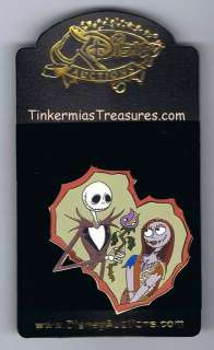 RETIRED PINS JACK & SALLY VALENTINE NIGHTMARE PIN LE  