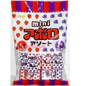 Meiji   Apllo Mini Chocolate Candy Assortment   2.9 Oz  