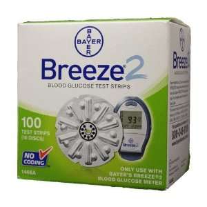  Breeze 2 Test Strips 100Ct. Retail