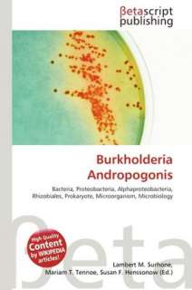   Burkholderia Andropogonis by Lambert M. Surhone 