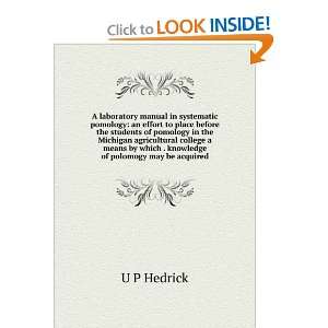   by which . knowledge of polomogy may be acquired U P Hedrick Books