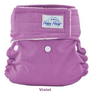 Happy Heinys One Size Diaper w/ Aplix   Violet