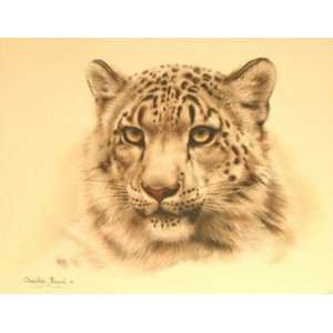 Charles Frace   Snow Leopard Head Artists Proof 