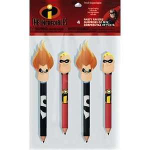  The Incredibles Pencils 4ct Toys & Games