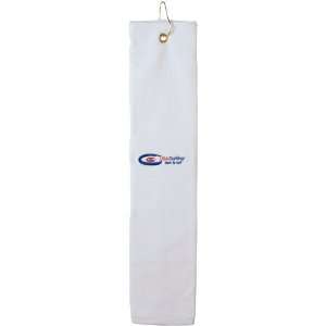  Olympics USA Curling Embroidered Golf Towel   White 