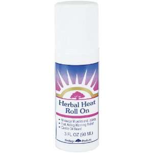  Heritage Store Massage Oils Herbal Heat 3 fl. oz. roll on 