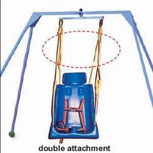   attachment rotational device for swing seat