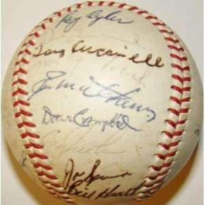  1967 Tigers Team 31 SIGNED OAL CRONIN Baseball AL KALINE 