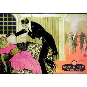 13x19 Inches Poster. Savoia Film Torino. Decor with Unusual Images 