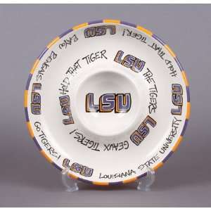  Louisiana State University (Lsu) Circle Chip & Dip Platter 