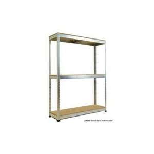 METAL POINT PLUS Galvanized Steel Shelving Unit with no decking 