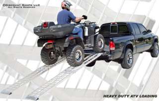 USA 10 ARCHED FOLDING ALUMINUM ATV UTV GOLF CART RAMPS  