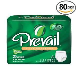  Prevail Protective Underwear Pull Ups Medium 4 Bags of 20 