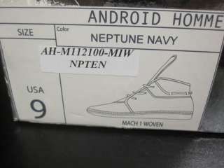 Android Homme Mach 1 Neptune Navy Sz 8 13 BNIB $262  