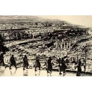  1942 Print Libya Ruins Cyrene Ancient Greek Colony 