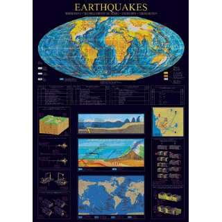 Safari 40019 Earthquakes Laminated Poster   Pack Of 3  