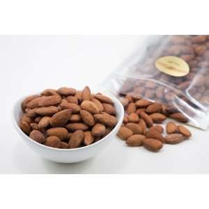Roasted California Almonds (1 Pound Bag) (Unsalted)  
