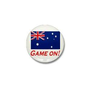 Aussie Pride Game On Sports Mini Button by  