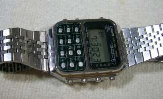 VINTAGE CASIO CD 401 DATA BANK CALCULATOR LCD WRISTWATCH I / JUST FOR 