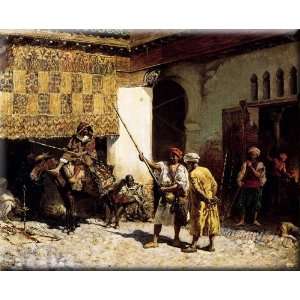  The Arab Gunsmith 30x24 Streched Canvas Art by Weeks 