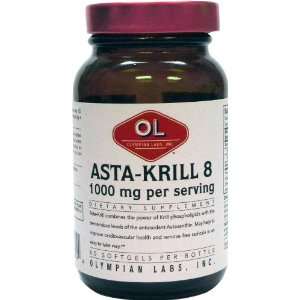  Olympian Labs Asta Krill 8, 30 Servings Health & Personal 