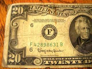 20$ 1950 D FEDERAL RESERVE NOTE   BANK OF ATLANTA  