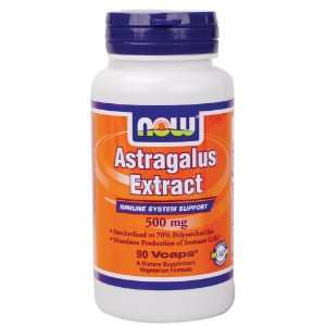  Now Astragalus Extract 500mg, 90 Vcap Health & Personal 