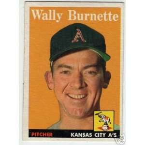  1958 Topps #69 Wally Burnette EX   Excellent or Better 