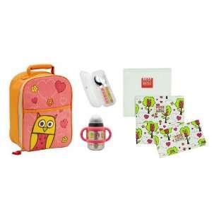  Hoot Owl Zippee Lunch Tote, Snack Sacks, Flip and Sip Cup 