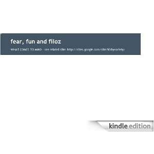  fear, fun and filoz Kindle Store Bill Kirby
