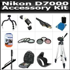  Accessory Kit For The Nikon D7000 Includes SD Memory Card 