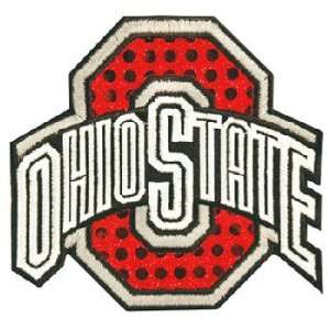  Ohio State University Patch Athl Logo Sequin Case Pack 48 