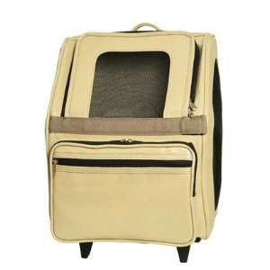   RIO IVORY Rio Wheeled Pet Carrier in Ivory Leather Toys & Games