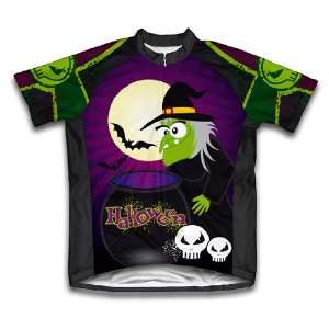  Halloween Witch Cycling Jersey for Youth Sports 