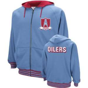   Oilers Mitchell & Ness Huddle Up Hooded Sweatshirt