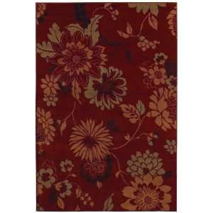  Shaw Concepts Floral Vista Red 11800 1 11 x 3 1 Area 