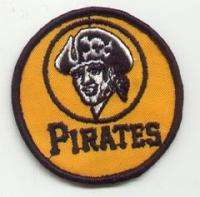   Pirates 3 inch Logo Embroidered Felt Patch   Warehoused Unused
