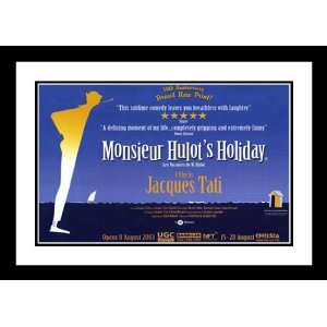 Monsieur Hulots Holiday 32x45 Framed and Double Matted Movie Poster 