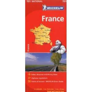  Michelin France Map 721 (Michelin Maps) [Map] Michelin 