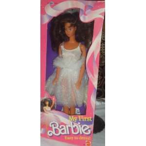  1988 Hispanic My First Barbie Easy to Dress Ballerina Doll 