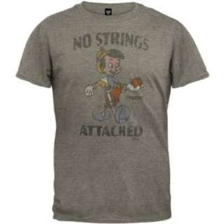  Pinocchio   No Strings Attached Soft T Shirt Clothing
